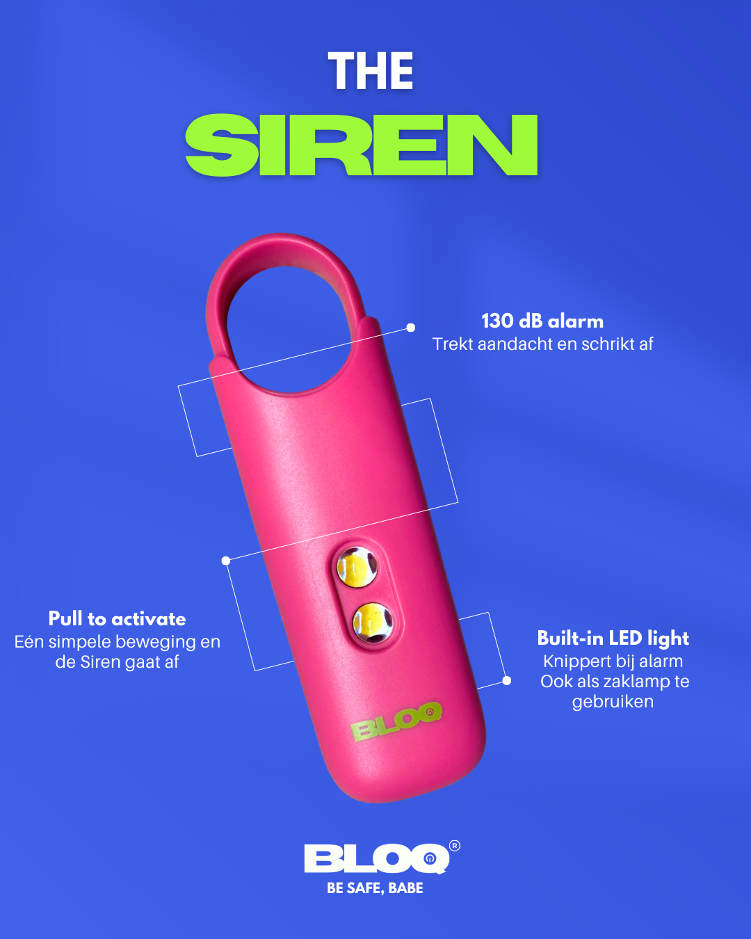The SIREN ' International Women's Day' - Personal Alarm